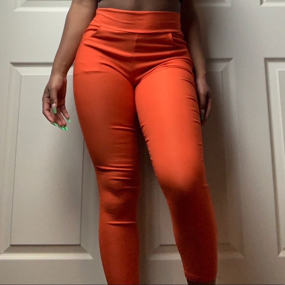 Orange pants